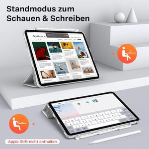 Produktbild für Tablet-Hülle Fintie Slim Case, silber