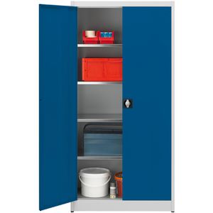 Werkzeugschrank Mauser MKST5/19STG, aus Metall, grau / blau