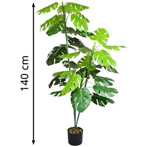Produktbild für Kunstpflanze Decovego Monstera Fensterblatt
