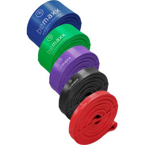 Fitnessband bemaxx Pull-Up Set, 1 m x 1,3 - 6 cm