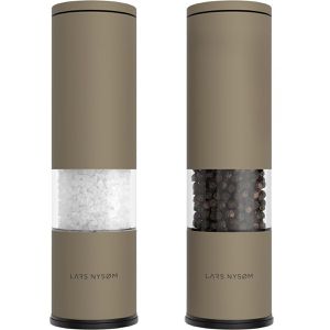Gewürzmühle LARS-NYSØM Lagom Taupe Brown, Höhe 18,7 cm