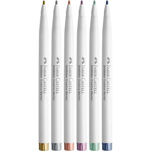 Produktbild für Metallic-Stifte Faber-Castell Creative Marker Metallic Moments
