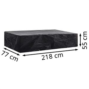 Produktbild für Gartenmöbel-Abdeckung vidaXL 45124, schwarz