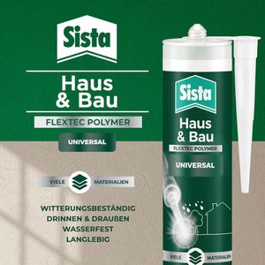 Produktbild für Silikon Sista Haus&amp;Bau FlexTec Polymer transparent