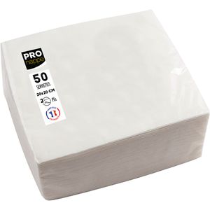 Produktbild für Servietten PROnappe SV622001I, weiß