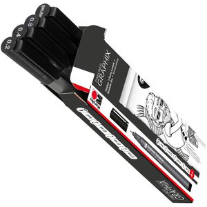 Produktbild für Fineliner Marabu Graphix, schwarz