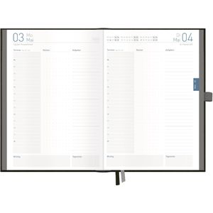 Produktbild für Buchkalender Häfft Organizer Day by Day, Jahr 2027