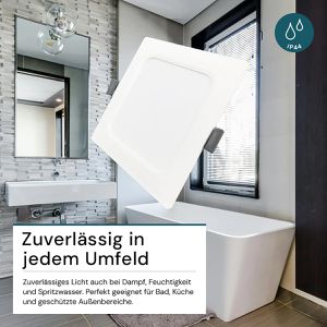 Produktbild für LED-Einbaustrahler Luxula LX300145, warm- bis kaltweiß
