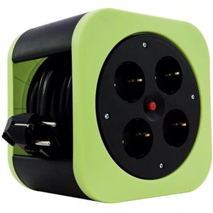Produktbild für Kabeltrommel REV-Ritter Kabelbox S grün, 10m