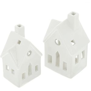 Weihnachtsdeko Frank-Flechtwaren 225437, Winterhaus, 2 Stück