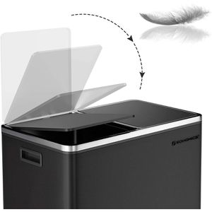 Produktbild für Mülleimer Songmics LTB60BK, schwarz