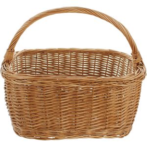 Produktbild für Einkaufskorb Frank-Flechtwaren 109077 Eckig, braun