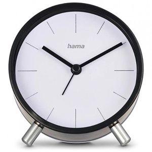 Wecker Hama Flores schwarz, analog