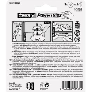 Produktbild für Deckenhaken Tesa 58029 Powerstrips