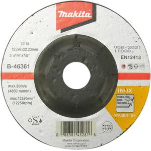 Schruppscheibe Makita B-46361 INOX