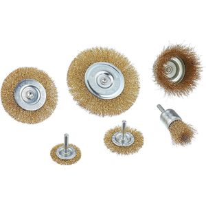 Produktbild für Drahtbürste BrüderMannesmann M43806, Set, Ø 25-75mm