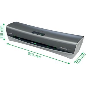 Produktbild für Laminiergerät Leitz 75180084 iLAM Office Pro, mit 4 Rollen, A3