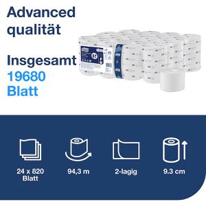 Produktbild für Toilettenpapier Tork OptiServe Coreless Advanced, 472630, T7
