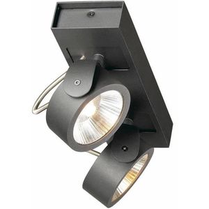 Deckenstrahler SLV Kalu, schwarz mit LED