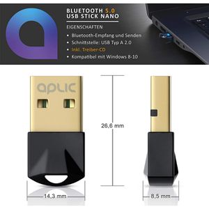 Produktbild für USB-Bluetooth-Adapter Aplic Nano BT