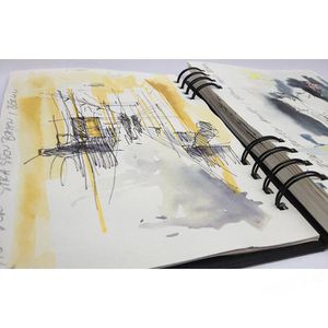 Produktbild für Skizzenbuch Hahnemühle 10628214 D&amp;S, A4 hoch