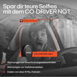 Produktbild für Blitzerwarner OOONO CO-DRIVER NO1, mit Batterie