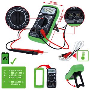 Produktbild für Multimeter KS-Tools COMPETITION, 512.5065, digital, RMS