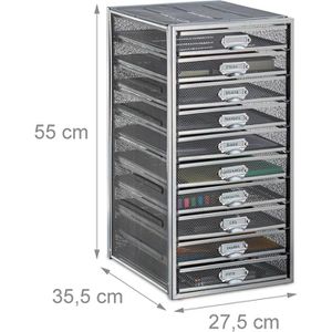 Produktbild für Schubladenbox Relaxdays A4