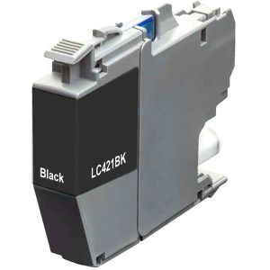 Produktbild für Tinte AgfaPhoto für Brother LC-421BK, schwarz
