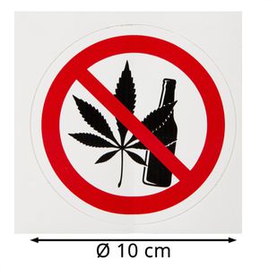 Produktbild für Hinweisschild Abtec Folie