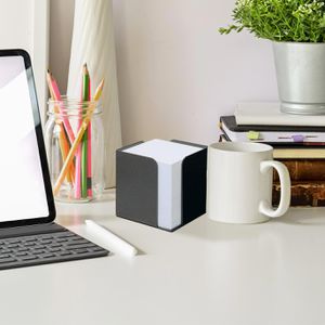 Produktbild für Zettelbox Jalema Re-Solution, schwarz, 9,5 x 9,5 cm