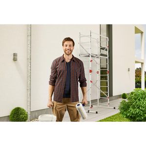 Produktbild für Gerüst Hailo G60, 1-2-3 500 Combi, 9459-507, Arbeitshöhe 4,35m