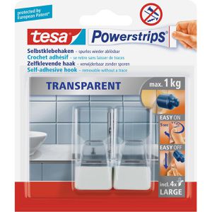 Produktbild für Klebehaken Tesa 58811 Powerstrips Transparent