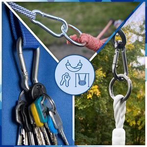 Produktbild für Karabinerhaken GARSIDURO KH-W5-10100-5, Edelstahl