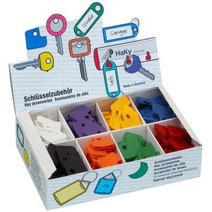 Schlüsselkappen Wedo 262 8070, eckig, 200 Stück