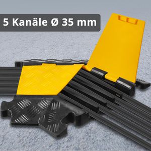 Produktbild für Kabelbrücke Evertec Eckteil, 5 Kanal