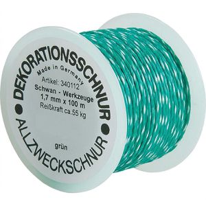 Maurerschnur Schwan 340112, grün/weiß