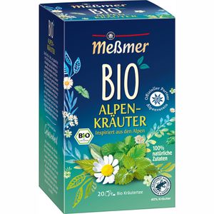Produktbild für Tee Meßmer Alpenkräuter, 100% natürliche Zutaten, Bio