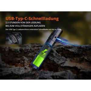 Produktbild für Taschenlampe Fenix PD36R V2, LED, aufladbar