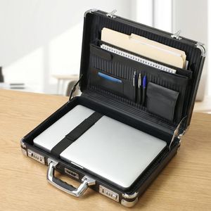 Produktbild für Aktenkoffer HMF 14651-02, schwarz, mit Laptopfach