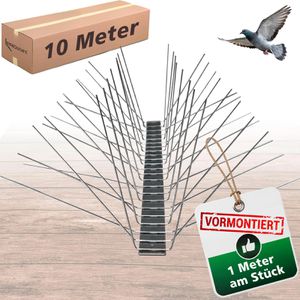 Vogelabwehr PRIOstahl Taubenspikes, 10 Meter