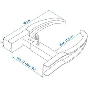 Produktbild für Parkkralle ProPlus 341340, XL universal