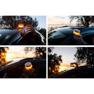 Produktbild für Warnleuchte OSRAM Road Flare V16 IoT, orange, 360° LED
