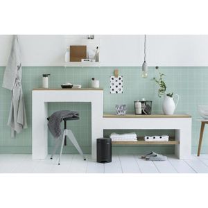 Produktbild für Mülleimer Brabantia 113321 newIcon, schwarz