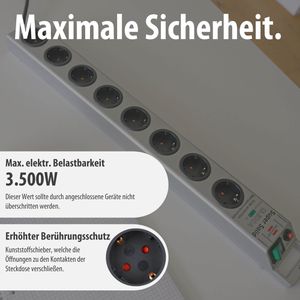 Produktbild für Steckdosenleiste Brennenstuhl Super-Solid, 2,5m