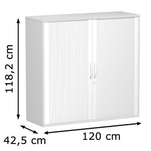 Produktbild für Rollladenschrank Geramöbel Flex, S-312310-SL, aus Holz