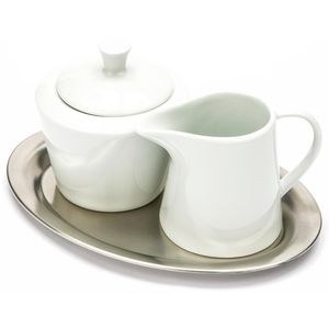Produktbild für Serviertablett APS Kaffeehaus 30111, oval, 19x15cm