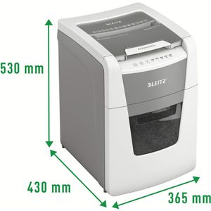 Produktbild für Aktenvernichter Leitz 8012 IQ Autofeed Small Office 100, weiß