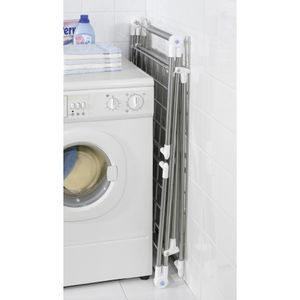 Produktbild für Wäscheständer Wenko Profi Plus Edelstahl, silber