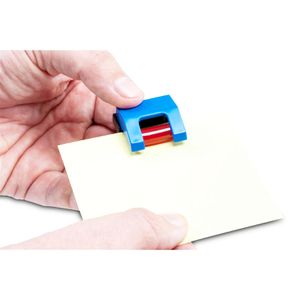 Produktbild für Planhalter-Rollenclips Maul Hebel 6241035, blau